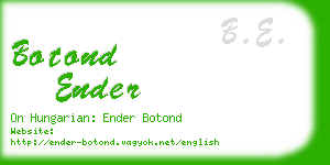 botond ender business card